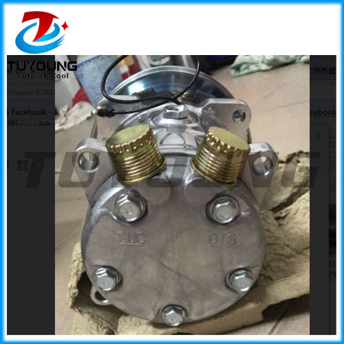 Car accessories for SD5H14 1110-148 12V Excavator Universal auto air conditioning compressor