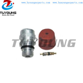 Auto air conditioning hose fitting