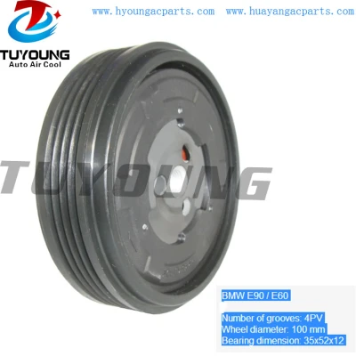 4pk 100 mm Auto a/c Clutch for BMW E90 E60 520i 530d 730i 760i 64526917859-02 447180-6761 447220-9370 64526917805