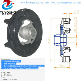 5SL 5SE car ac compressor clutch hub Toyota Avensis Corolla RAV OPEL Combo Corsa 93190812 447190-5041 88310-42250