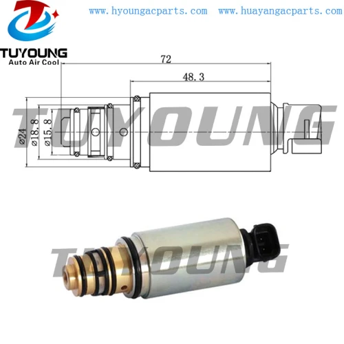 CVC Auto A/C Compressor Electronic Control Valve Opel Astra Zafira 24466996 6854057