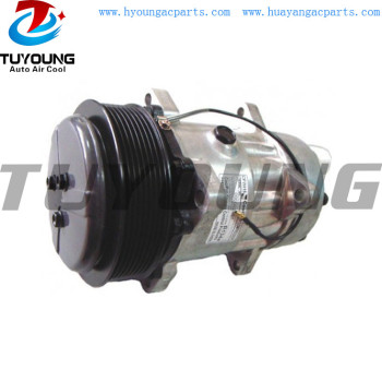 Sanden Volvo Trucks auto ac compressor SD7H15 8142556 12V 130mm 8 groove