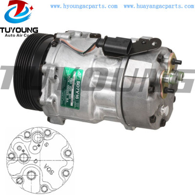 SD7V16 4255 1278 1283 Auto a/c compressor AUDI skoda Ford Seat Volkswagen YM2H19D629BA 7M3820803 7M3820803 1J0820803J