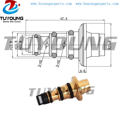 Car A/C Compressor Electronic Control Valve Visteon Auto a/c pump control valve Ford Tourneo Transit Fiat Ducato Citroen Jumper Peugeot Boxer