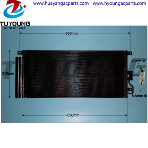 auto Air Conditioning Condenser (Aircon Radiator) Vauxhall Mokka 1.7 1850274 95026337 size 730*310mm