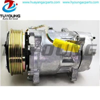 6V12 auto air conditioner compressor Sanden 1907 For Citroen Berlingo 1.4 1.6 2002-2012