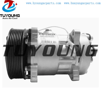 Sanden SD7H15 auto air conditioner compressor 68186  67186 For Volvo FH10  FH12 FH16 1997 - 1998