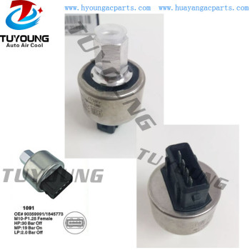 auto ac pressure switch / pressure sensor 1854773 90359991 Opel Astra F, Calibra A, Combo Corsa B, Omega B, Tigra, Vectra