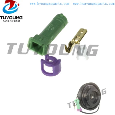 447170-6350 1 pin auto a/c air conditioning compressor clutch connector VW Passat Audi A4 A6 8D0260808