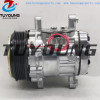 Automotive air conditioning compressor Sanden 7176 Sd7b10 6G 122mm 12V