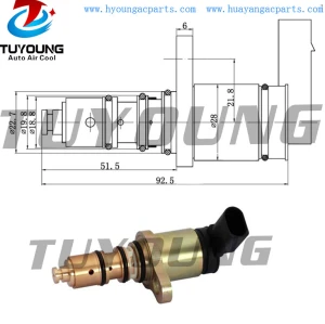 Sanden PXE16 PXE13 SD7V16 1189 auto ac compressor control valve Dacia Logan Renault Logan 8200526884