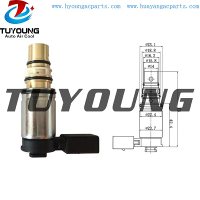 3 o-rings Sanden PXE14 PXE16 control valve fit Volkswagen Skoda Touran Audi series cars AC Compressor A/C Control Solenoid Valve