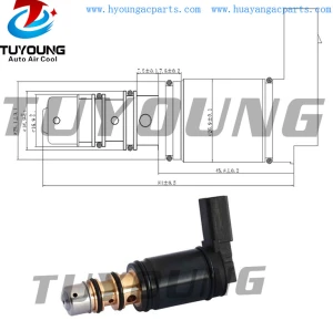 VW Golf Jetta ac electronic control valve fit Audi A3 Seat Skoda 447260-1312 4F0260805AE 8E0260805BP  4F0260805AA 8K0260805E