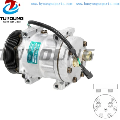 Sanden 7H15 Iveco Euro cargo Tector Truck vehicle air conditioning compressor PN# 4894306 SD 7H15 8144