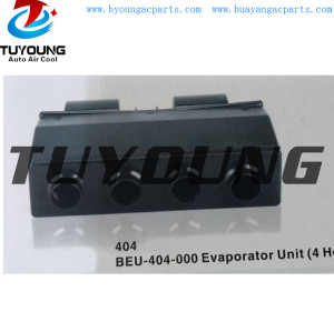404 BEU-404-000 single cool, 4 holes auto air conditioner Evaporator Unit, size: 404* 335* 156 MM