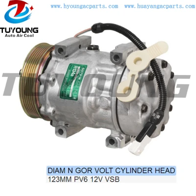 SD7V16 auto ac compressor Citroen C5 C8 Jumpy Lancia Peugeot 206 406 607 807 9626902180 6453CL 71721765