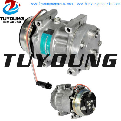 Case 8800 SANDEN 7H15 U8173 auto ac compressor 84448669 504221553 5040809300