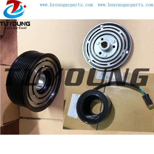 SD7H15 8275 Auto ac compressor clutch with plugs 10PK 124 mm 24V Bearing size 35x55x20mm 1531196 1888032