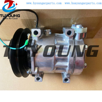 SD7H13 7360 car ac compressor Kobelco Komatsu Excavator Farm & Off Road TDKR151310S YX91V00001F2 TDKR151350S 314005731 LC91V001F7
