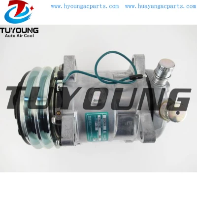 Sanden 5H14 4506 101422 automobile air conditioning compressor 2pk 24v sanden 508 R134A