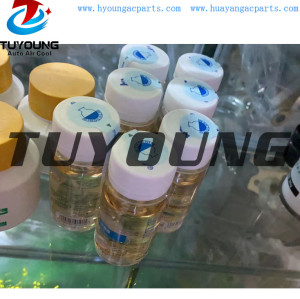 Auto ac fluorescent oil, detect gas leakage of compressors , auto air conditioner compressor fluorescent oil