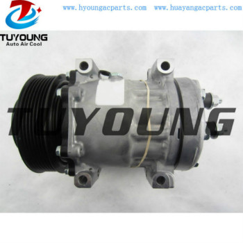 SD7H15 Sanden 709 auto a/c compressors for Kenworth Trucks Peterbilt Trucks 7pk