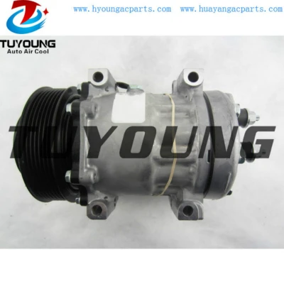 SD7H15 Sanden 709 auto a/c compressors for Kenworth Trucks Peterbilt Trucks 7pk