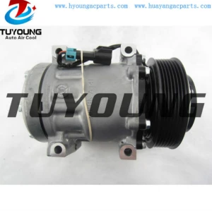 SD7H15 Sanden 709 auto a/c compressors for Kenworth Trucks Peterbilt Trucks 7pk