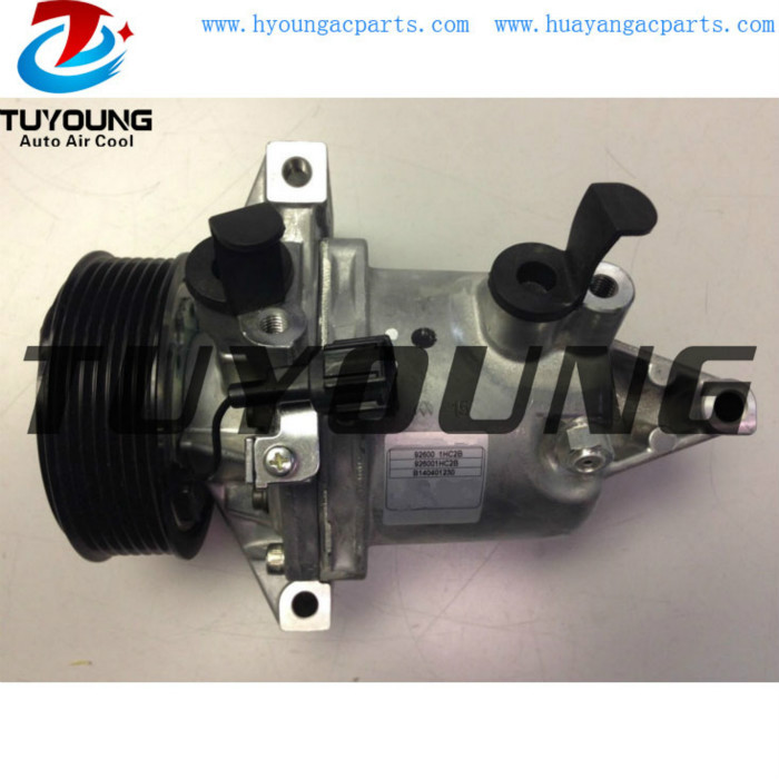 CR08B auto aircon compressor for Nissan Juke 1.6 926001KA1B 10001187 A131101863 926001KC1B
