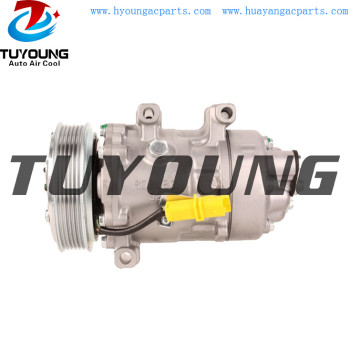 HY-AC1423 SD6V12 1444 1444F auto ac compressors Peugeot 307 2.0 6453PF 9647213380 6453PE TSP0155411 67626 68626
