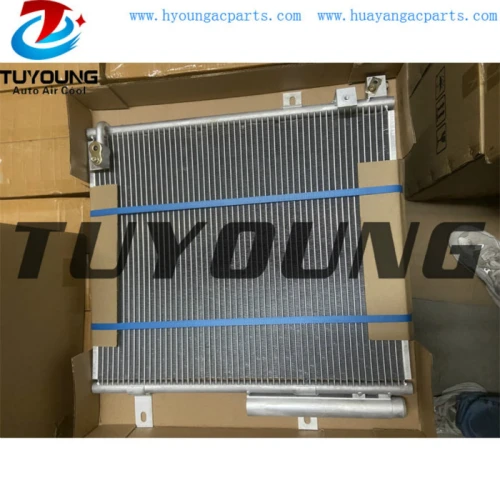 Auto a/c condenser for Volvo Bagger VOE14591539 14591539 size 445* 527* 19 mm
