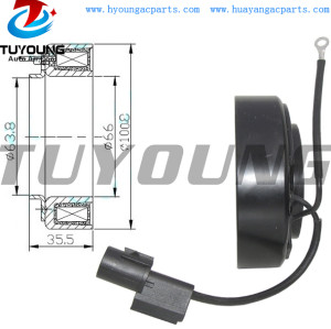 HS18 Auto ac compressor clutch coil for Kia Sorento Hyundai 100.8*66*63.8*35.5mm F500-QBVGB-04