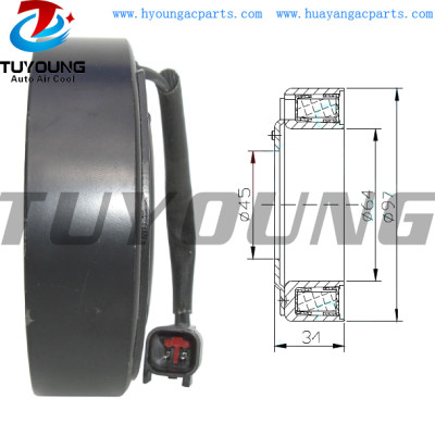 VS16 Auto ac compressor clutch coil for Ford Focus Mondeo S-Max 97*64*45*31 mm AV41-19D629-AE
