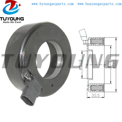 V5 Auto ac compressor clutch coil for Opel Movano Renault 93198021 8200421410 103*72*51.8*35.5 mm