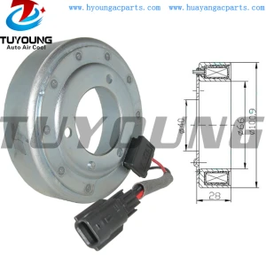 Calsonic Auto ac compressor clutch coil for Nissan 12V 100,9 x 66 x 40 x28mm