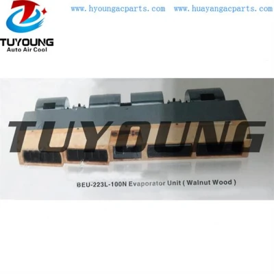 BEU-223L-100N Walnut Wood auto ac underdash Evaporator Unit cooling , car ac Evaporator Unit BEU223L100N