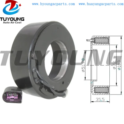 V5  Auto ac compressor clutch coil for OPEL Astra Omega 51810094 1135325 103*72*51.7*34 mm