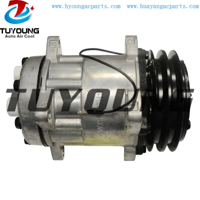 Sanden 7H15 7862 AC Compressor Case New Holland Agriculture Combine harvester 84018077 84018078 2259343000