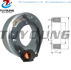 DKV-08R Auto ac compressor clutch coil for Subaru Impreza Nissan Micra 86*55*40*23 mm 506021-6863