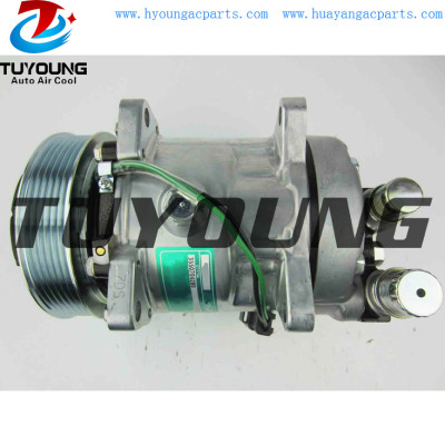 Sanden SD5H11 SD 507 6362 A/C Compressor BOBCAT Loader S630 S650 S750 T630 T650 7023580 3020480 6698590 7279628