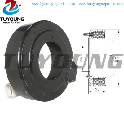 SD7V16 1264 12V a/c compressor clutch coil for SAAB Opel Astra 9132925 size 96*61*45*27mm 12758381