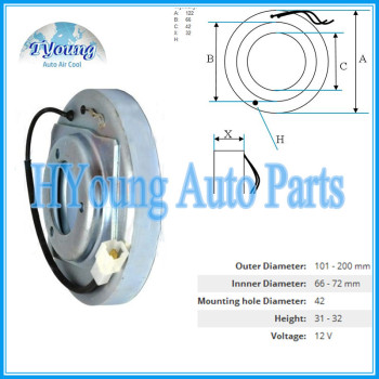 Pansonic Auto ac compressor clutch coil for Mazda size 122*66*42*32MM