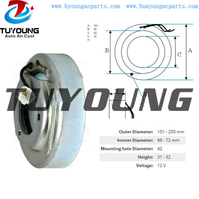 Pansonic Auto ac compressor clutch coil for Mazda size 101*66*42*32MM