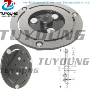QS10 Auto ac compressor clutch hub for MITSUBISHI Lancer ASX size 92*11.5*2 mm 7813A418 AKS200A402A