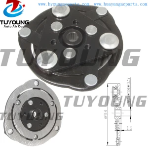 MSC60CAS Auto ac compressor clutch hub for SUZUKI Swift SX4 FIAT size 94*14*1.6 mm 95200-62JA0