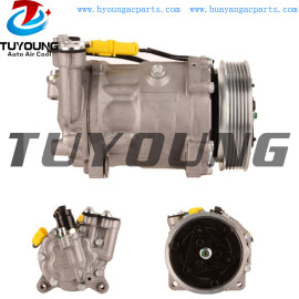 SD7C16 auto ac compressor for CITROËN C5 PEUGEOT 407 9656572380 6453WT 1314F