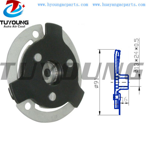SANDEN PXE14 PXE16 Auto A/C Compressor clutch hub for Opel Insignia SAAB 9-5 2.0 13262836 1603F
