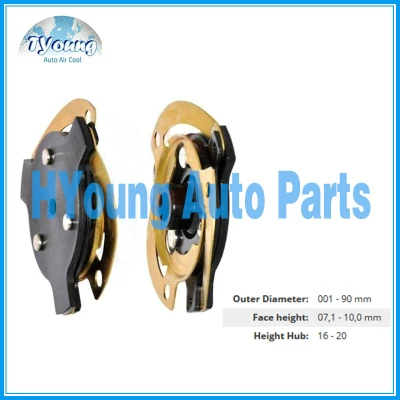 DELPHI CVC fit for Opel AUTO AC Compressor clutch hub, size 90(H)*19.5(W)*9.5 MM