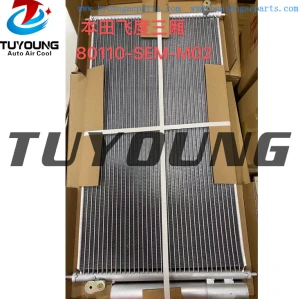 auto ac condenser for Honda Fit Sedan 80110-SEM-M02 80110SEMM02