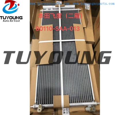 Auto ac condenser for Honda Fit hatchback 80110-SAA-013 80110SAA013